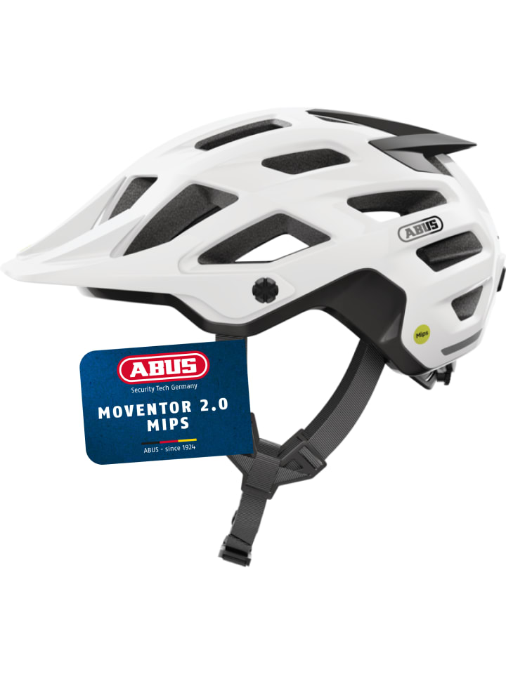 

ABUS Велосипедный шлем Moventor 2.0 MIPS, глянцевый белый