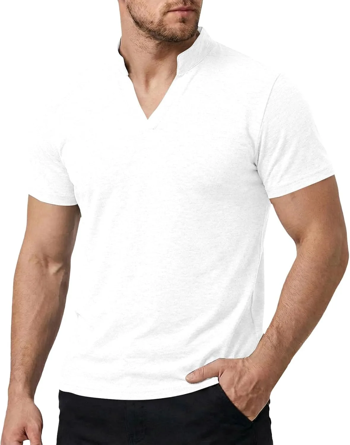 

Футболка V-образным вырезом для мужчин Muscle Fit