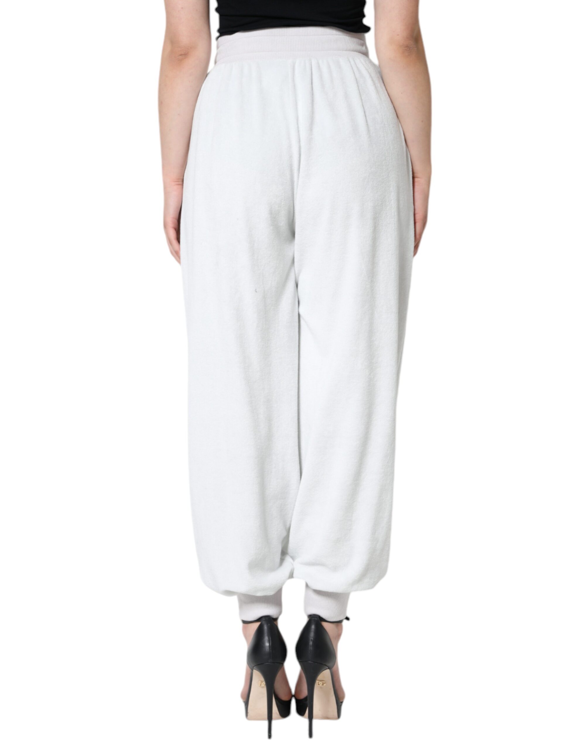 Белые нейлоновые спортивные штаны Jogger Dolce & Gabbana — фото 3