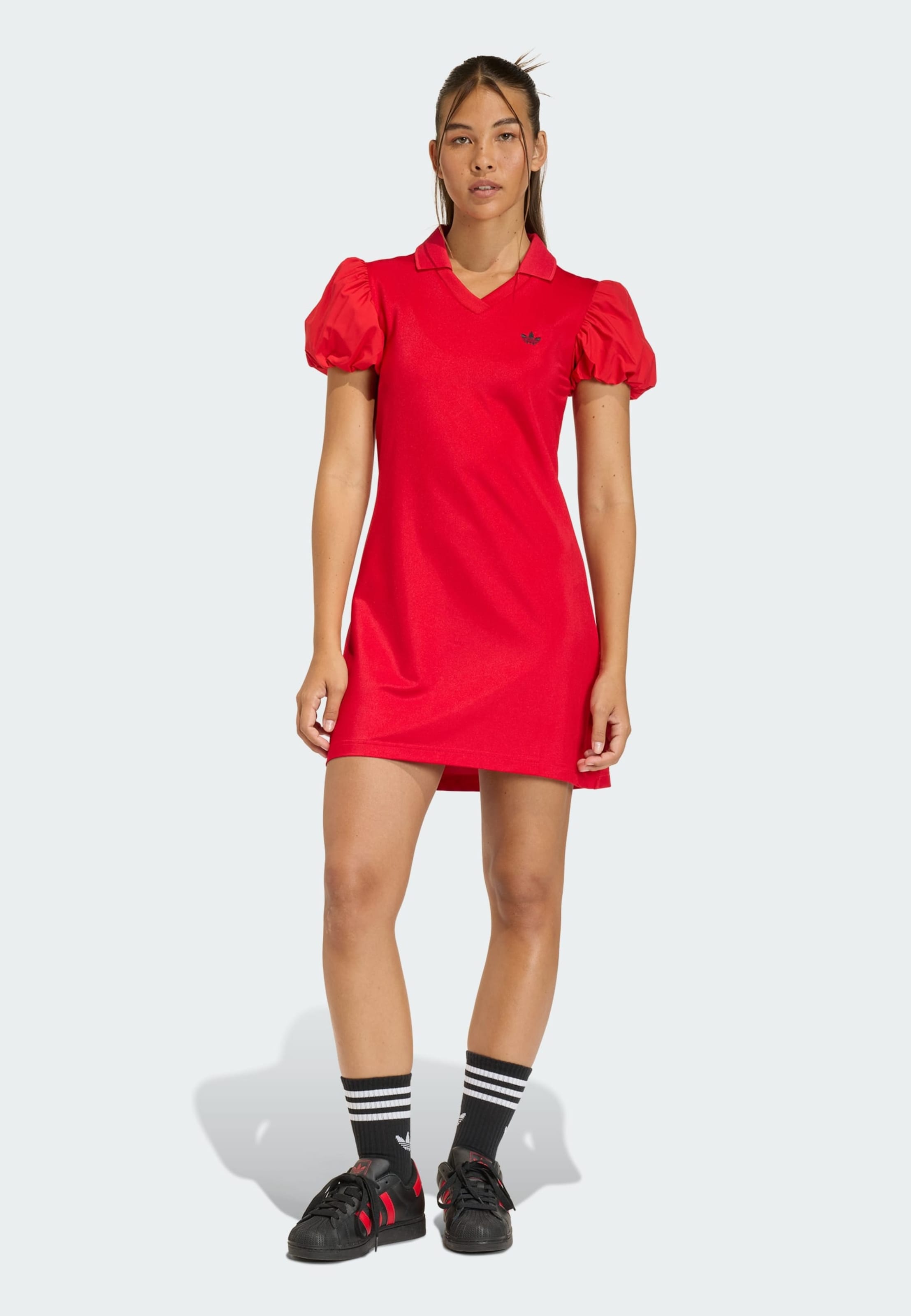 Adidas Originals Платье 'DRESS WITH BALLOON' в красном цвете — фото 2