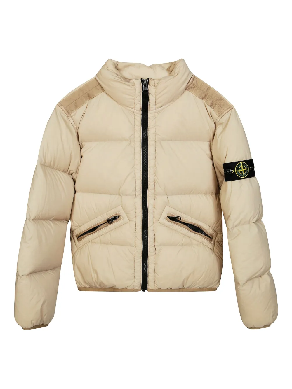 

Пуховое пальто с нашивкой в виде компаса Stone Island Junior, нейтральный