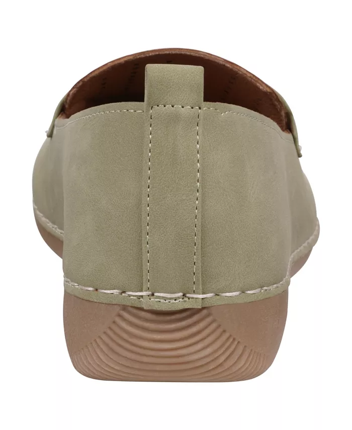 Женские лоферы Danita с декоративными элементами GC Shoes, зеленый — фото 3