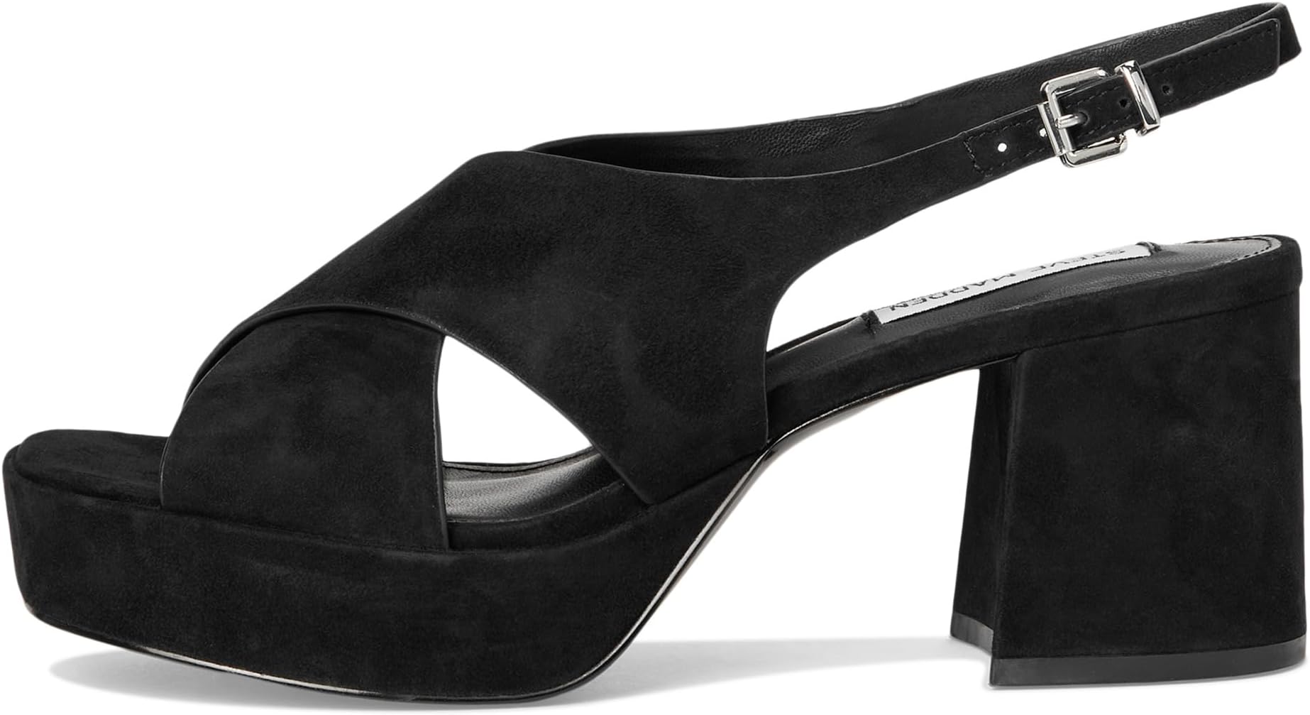 Сандалии Steve Madden Marino, цвет Black Suede — фото 4