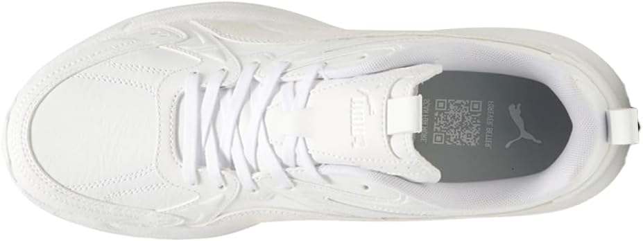 Мужские кроссовки PUMA Milenio Tech со шнуровкой, повседневные - белые — фото 4