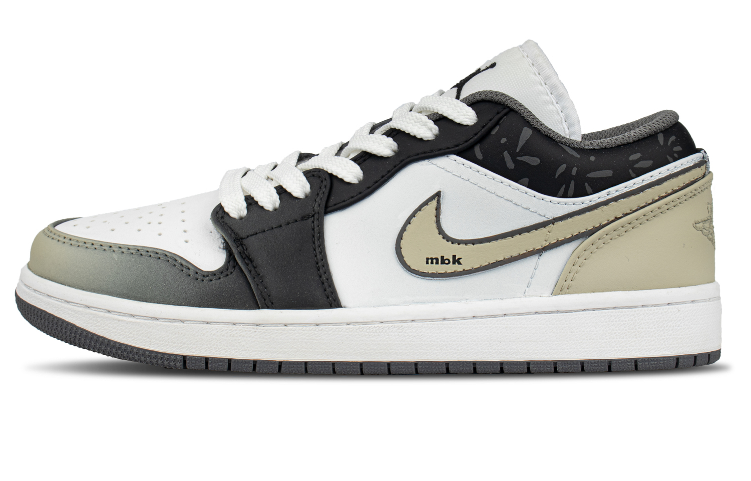 

Air 1 Кожаные Амортизирующие Водонепроницаемые Низкие Винтажные Баскетбольные Кроссовки Мужские Jordan, черный