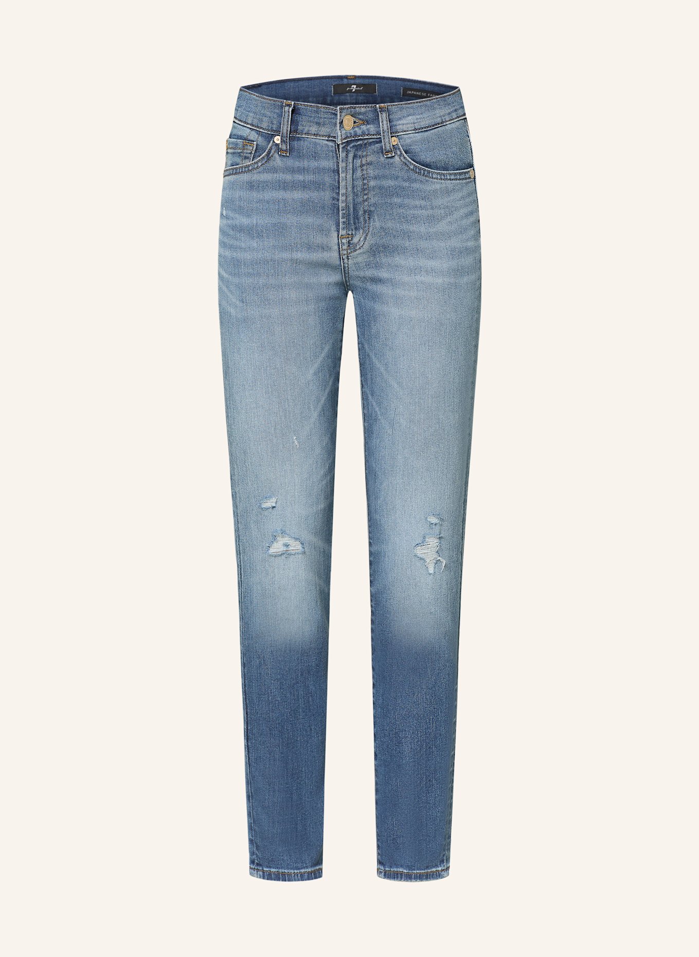 

Узкие джинсы Roxanne Mimosa 7 For All Mankind, голубой