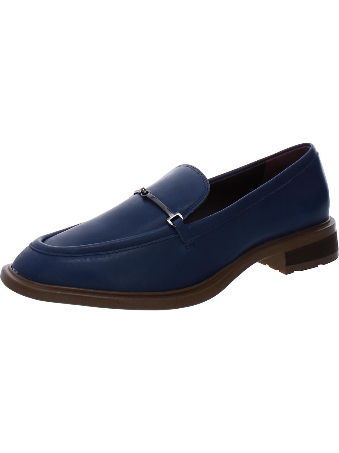 

Женские кожаные лоферы без шнуровки Eda Sarto Franco Sarto, цвет Navy Leather
