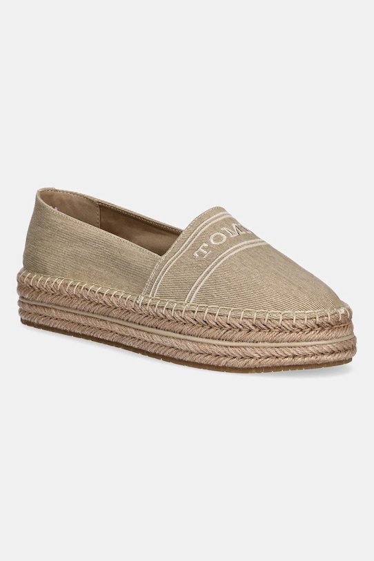 Эспадрильи DENIM PLATFORM ESPADRILLE Tommy Hilfiger, бежевый