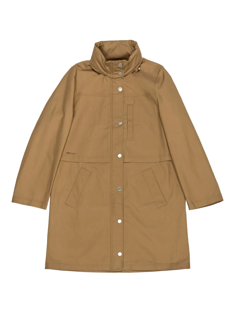 

Дождевик на пуговицах Bimba y Lola, коричневый