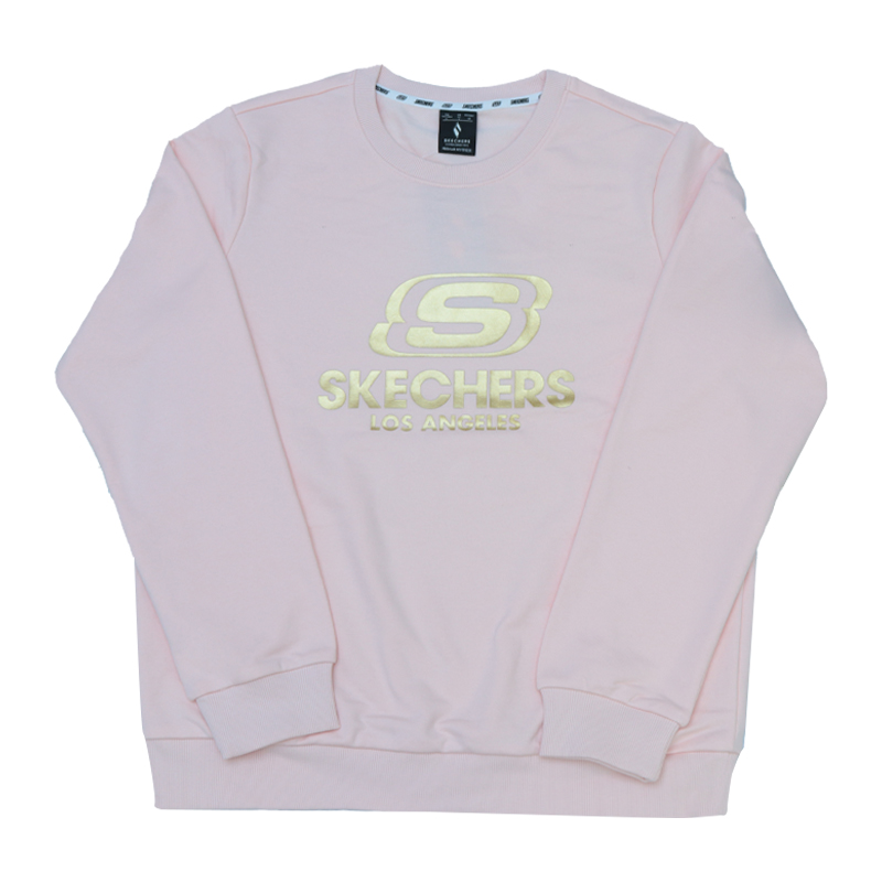 

Skechers Свитшот Unisex Light Pink Crew Neck Moderate, Розовый, Skechers Свитшот Unisex Light Pink Crew Neck Moderate