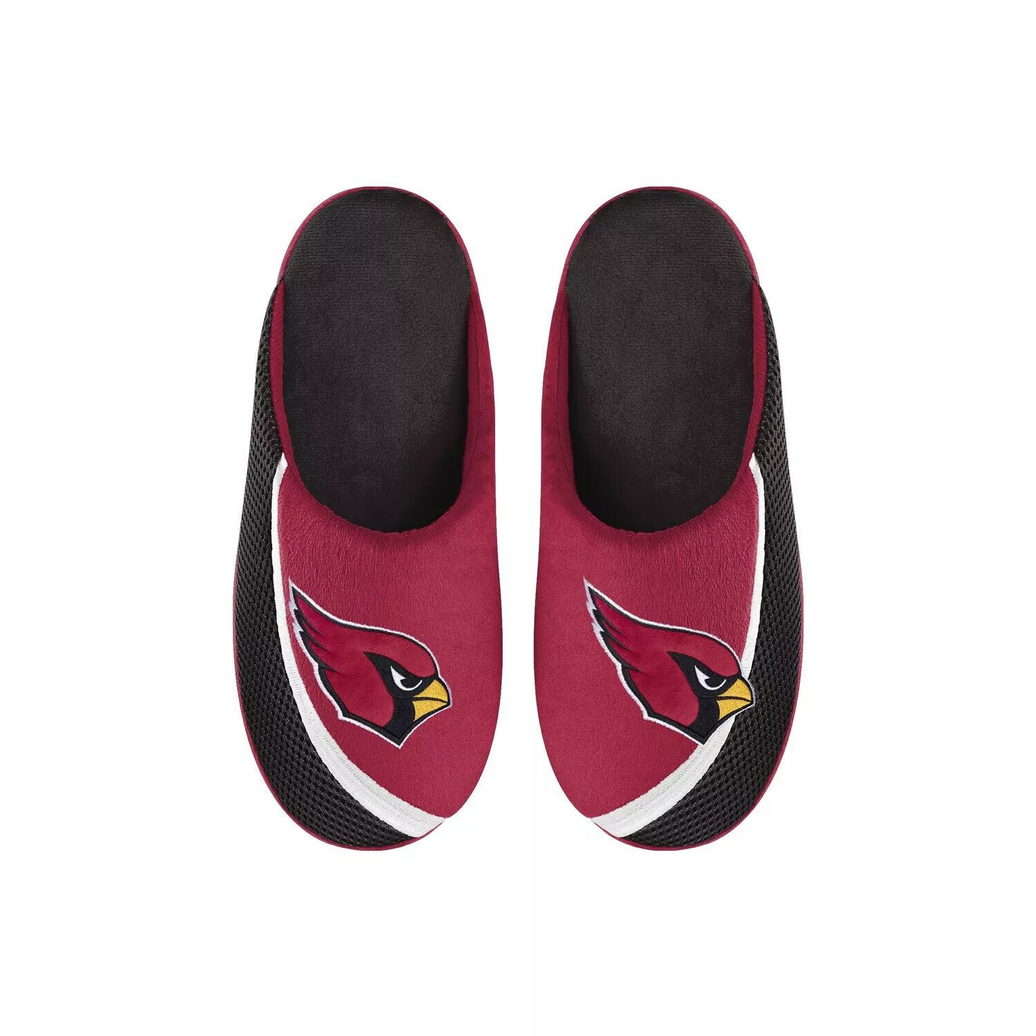 

Молодежные тапочки FOCO Arizona Cardinals с цветным краем и большим логотипом Unbranded