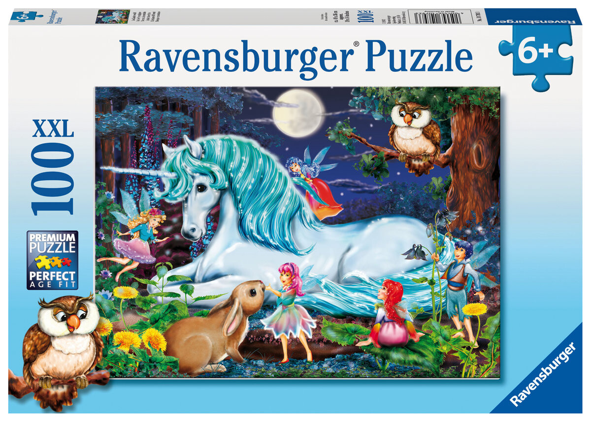 

Пазл Ravensburger, 2D, XXL, В волшебном лесу, 100 шт.