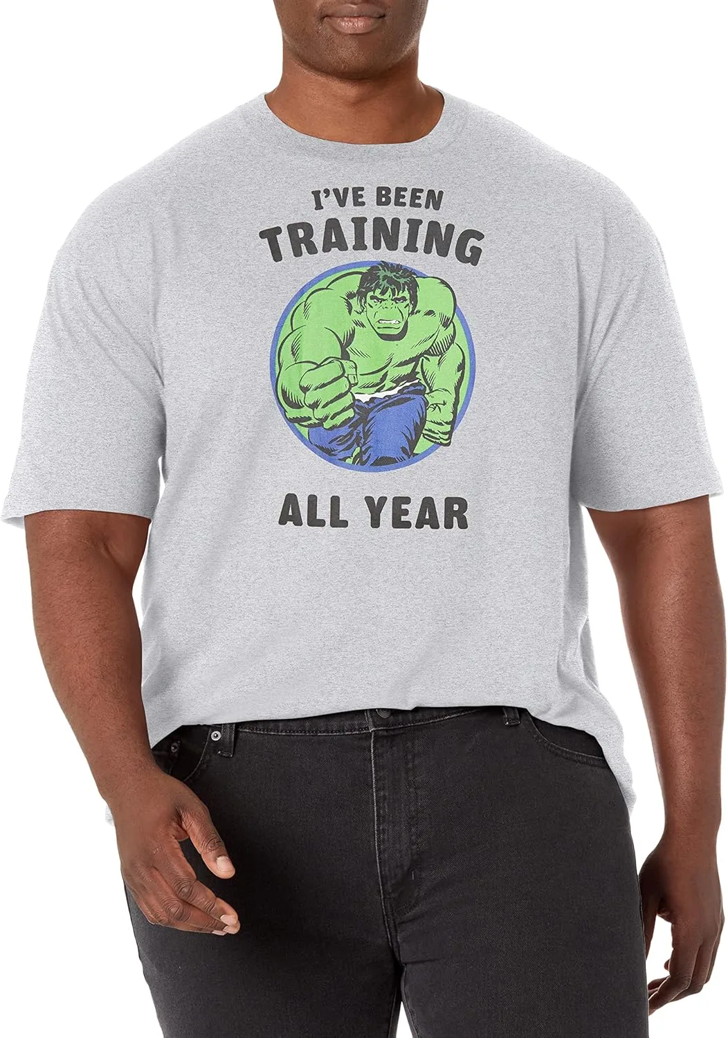 

Футболка Marvel Men's Classic Hulk Year Training