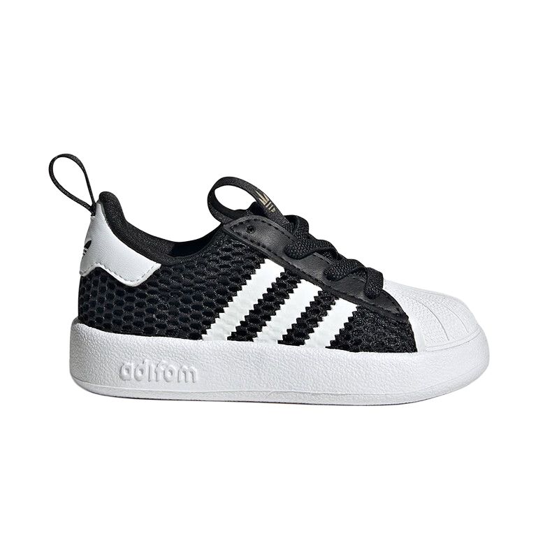 Adidas Originals Суперстар 360 низкие детские туфли черно-белые для малышей — фото 3
