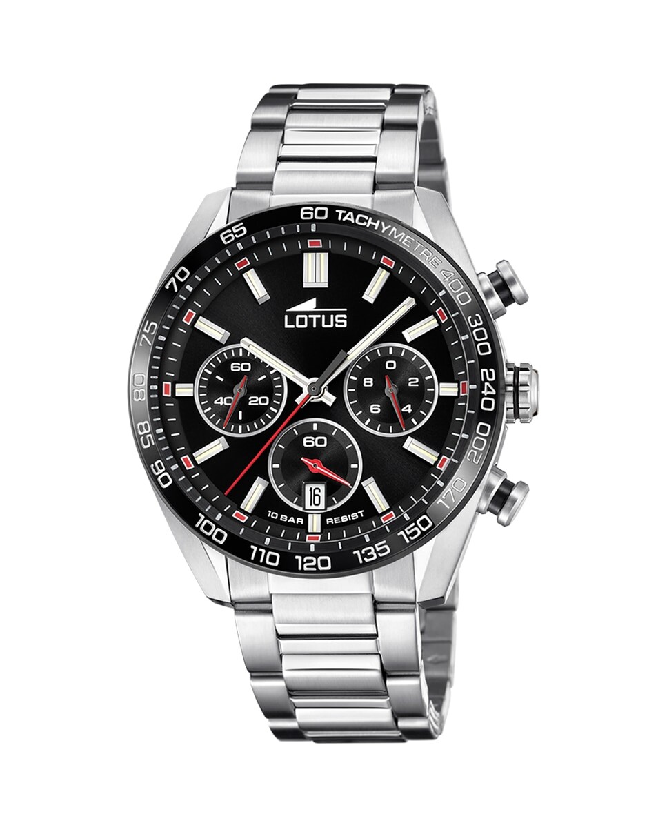 

Мужские часы 18916/6 Chrono из серебристой стали LOTUS, серебро