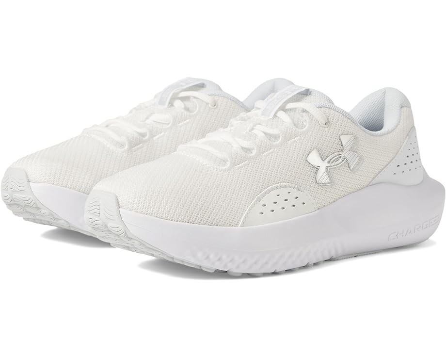 

Кроссовки Under Armour Charged Surge 4, цвет White/Distant Gray/Metallic Silver