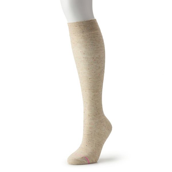 

Женские носки до колена из непальской пряжи Dr. Motion, Ivory Oat Nep