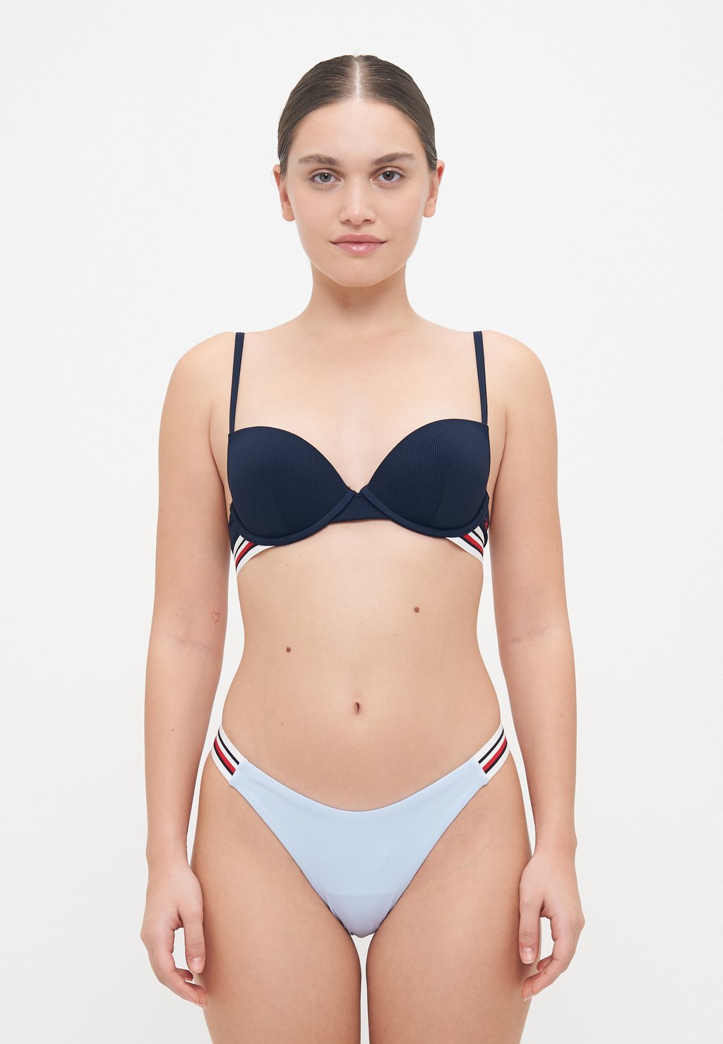 

Верх бикини GLOBAL STRIPES PUSH UP Tommy Hilfiger, темно-синий