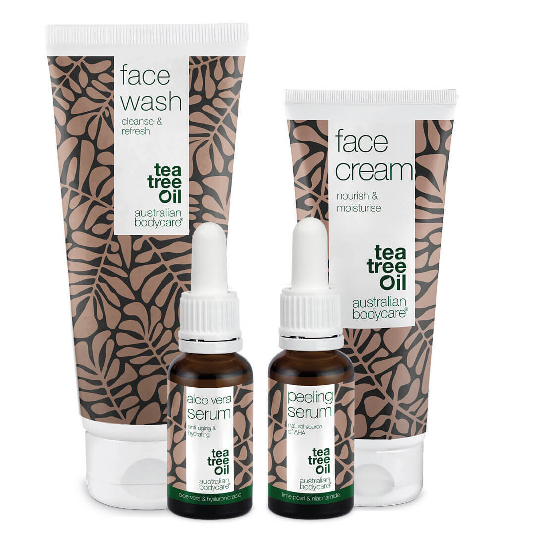 

Australian Bodycare, Антивозрастной набор 4 в 1 для морщин и сухой кожи, 4 шт