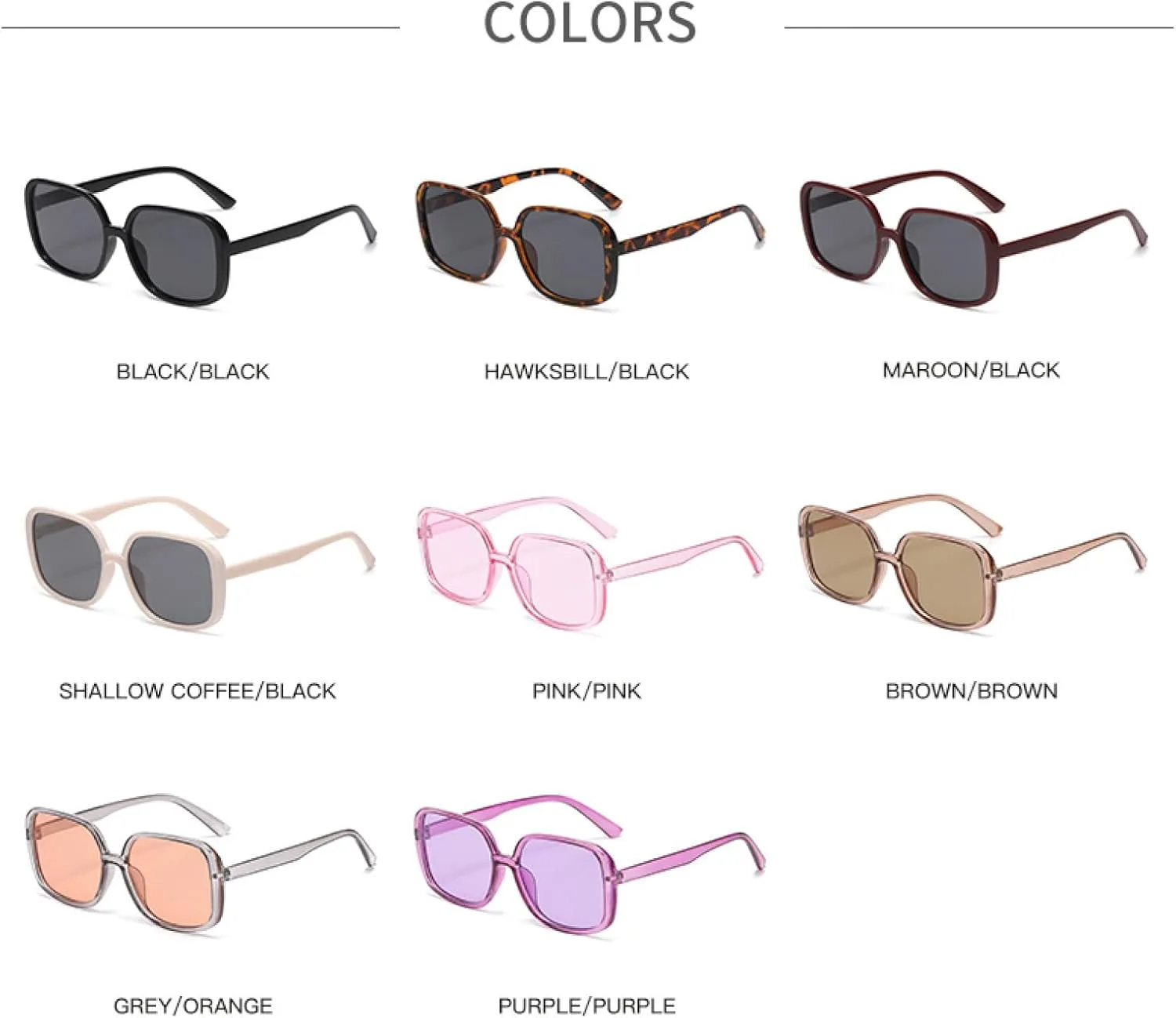 

Солнцезащитные очки с защитой от УФ-излучения UV400 | Легкая оправа | Для женщин и мужчин | Для занятий спортом на открытом воздухе и вождения DSVIGF, 04