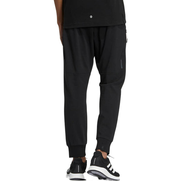 Спортивные штаны Men's adidas Solid Color Elastic Waistband Sports Pants/Trousers/Joggers Black, мультиколор — фото 3