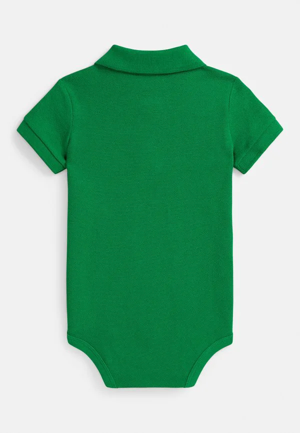 Хлопковый боди-поло с изображением большого пони. Polo Ralph Lauren, Cruise Green — фото 2