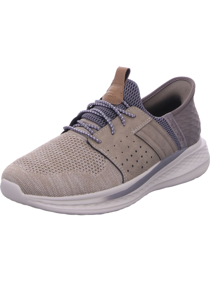 

Кроссовки на шнуровке Skechers, серый