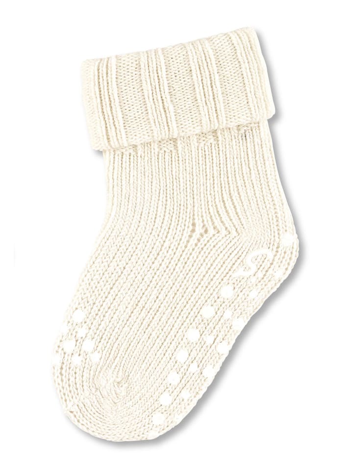 

Носки для ползания ABS из шерсти цвета экрю Sterntaler