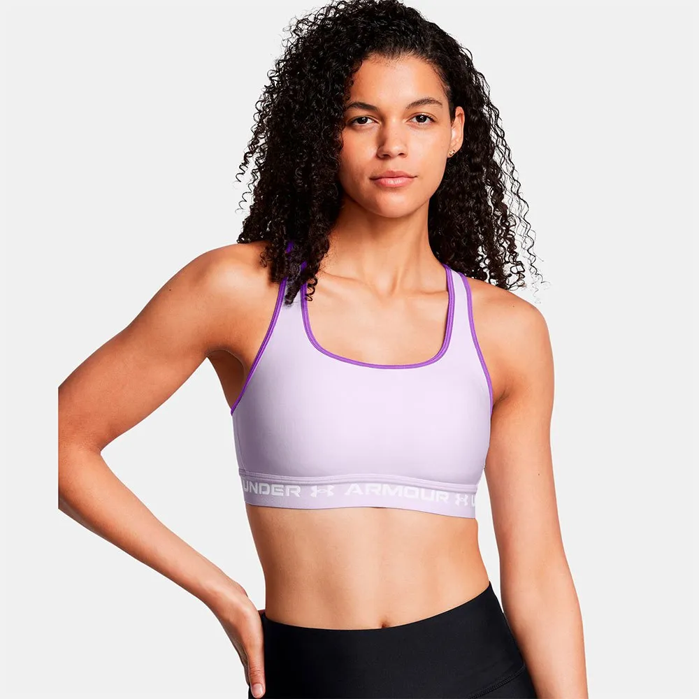 

Спортивный топ Under Armour Crossback medium support, фиолетовый