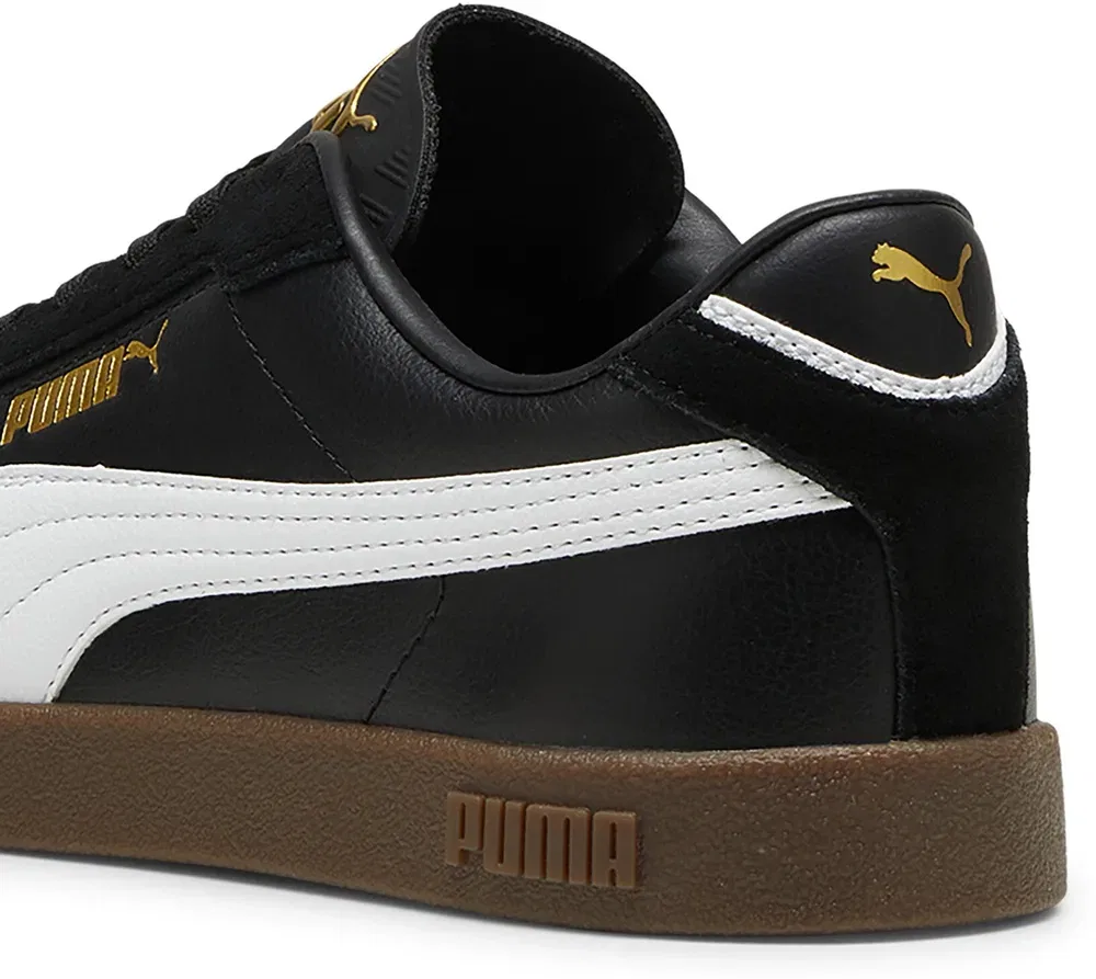 Кроссовки низкие из кожи и замши, Puma, черный — фото 2