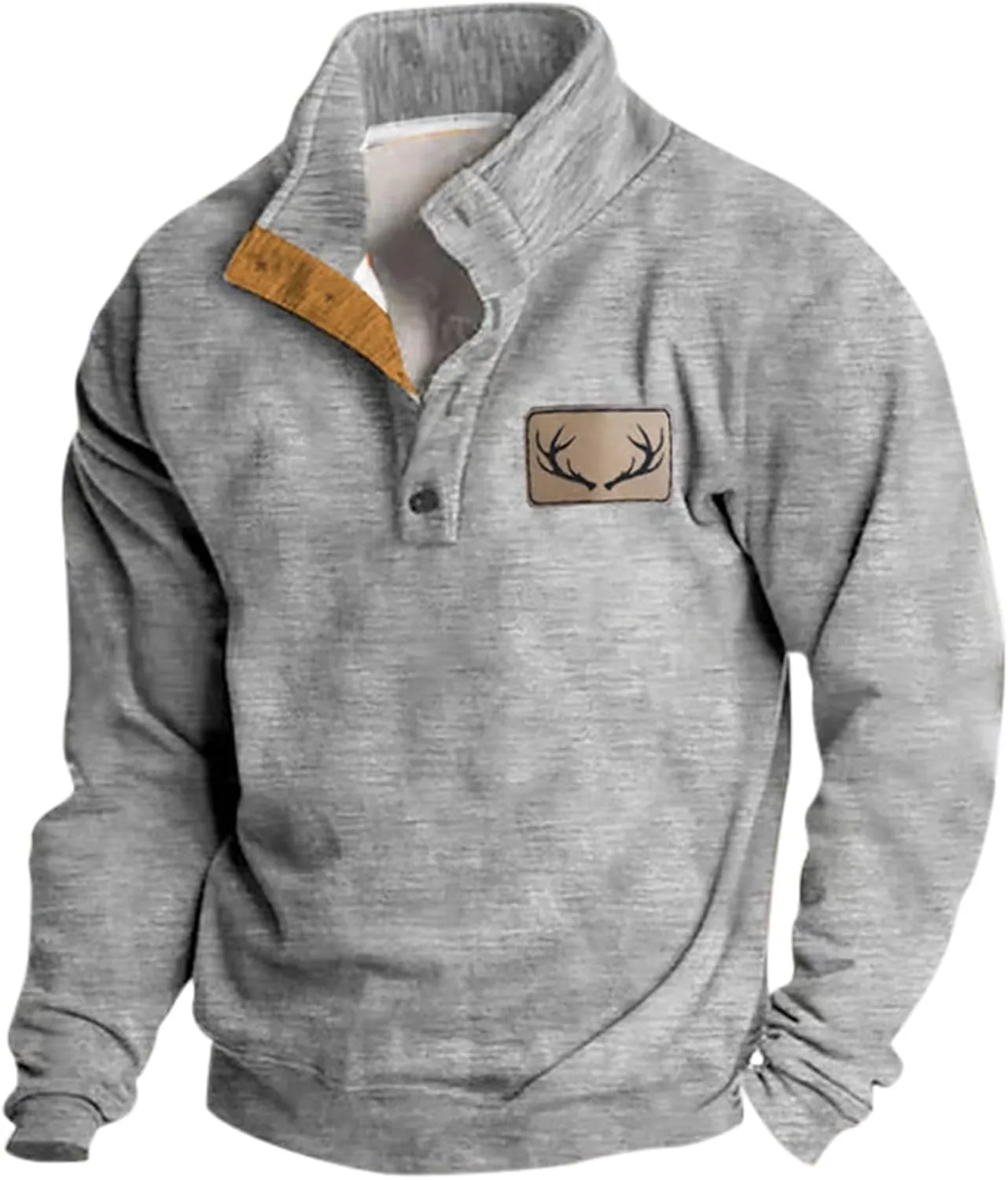 

Свитшот мужской Quarter Zip с этническим принтом