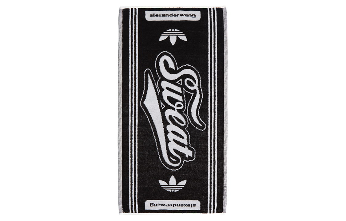 

Шарф вязаный унисекс черно-белый Alexander Wang