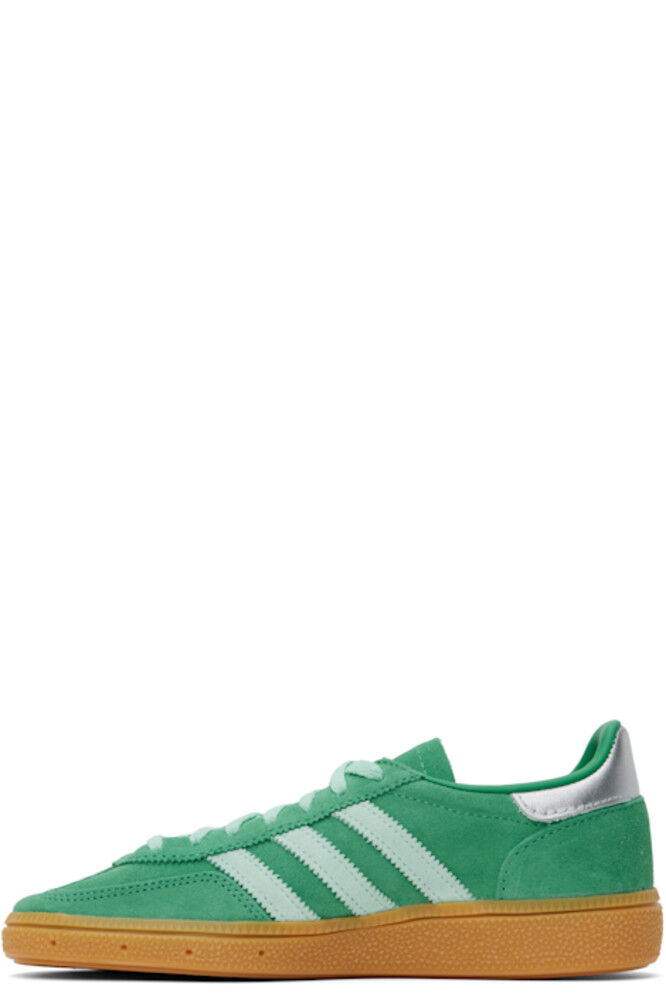 Зеленые кроссовки для гандбола Adidas Originals — фото 3