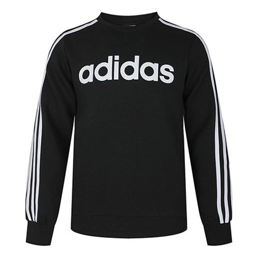 

Толстовка e 3s crew fl round-neck sweater men black/white Adidas, черный