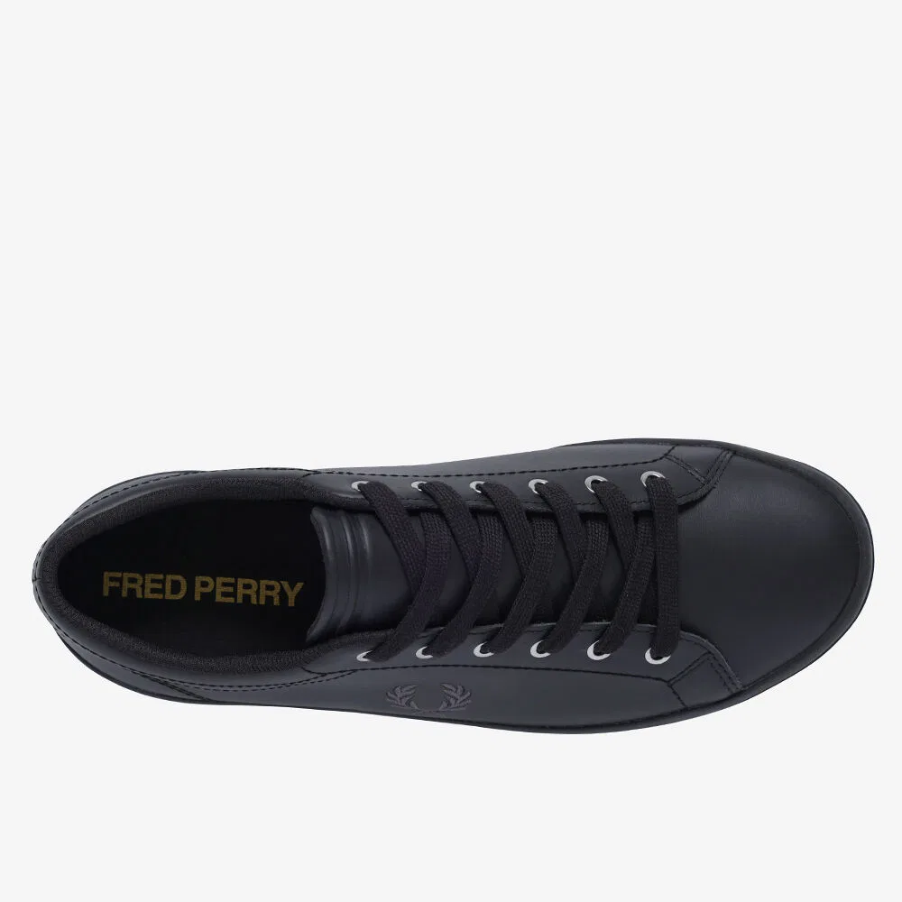 Мужские чёрные кроссовки Baseline Leather от Fred Perry — фото 3