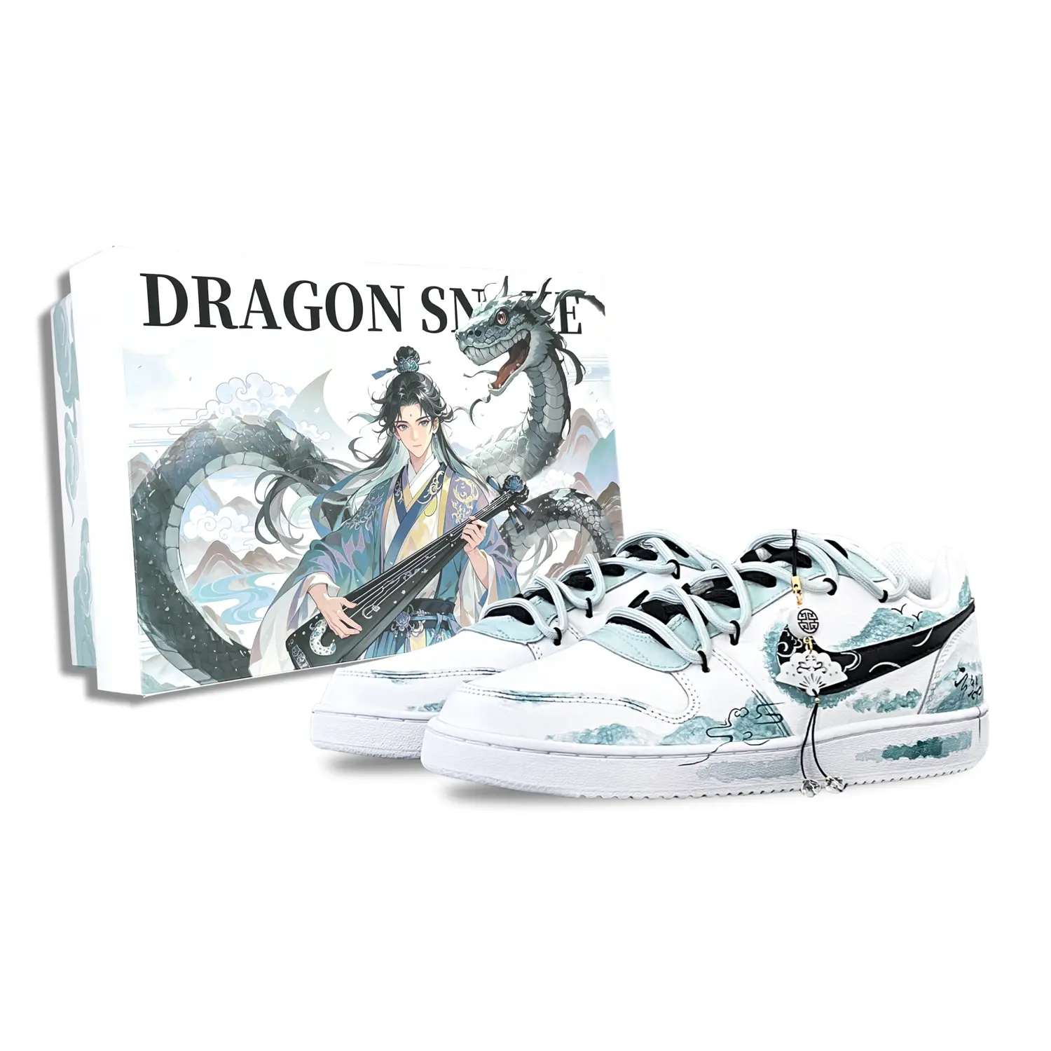 

Nike Низкие противоскользящие износостойкие кроссовки для скейтбординга EBERNON, мужские, зеленые, белые