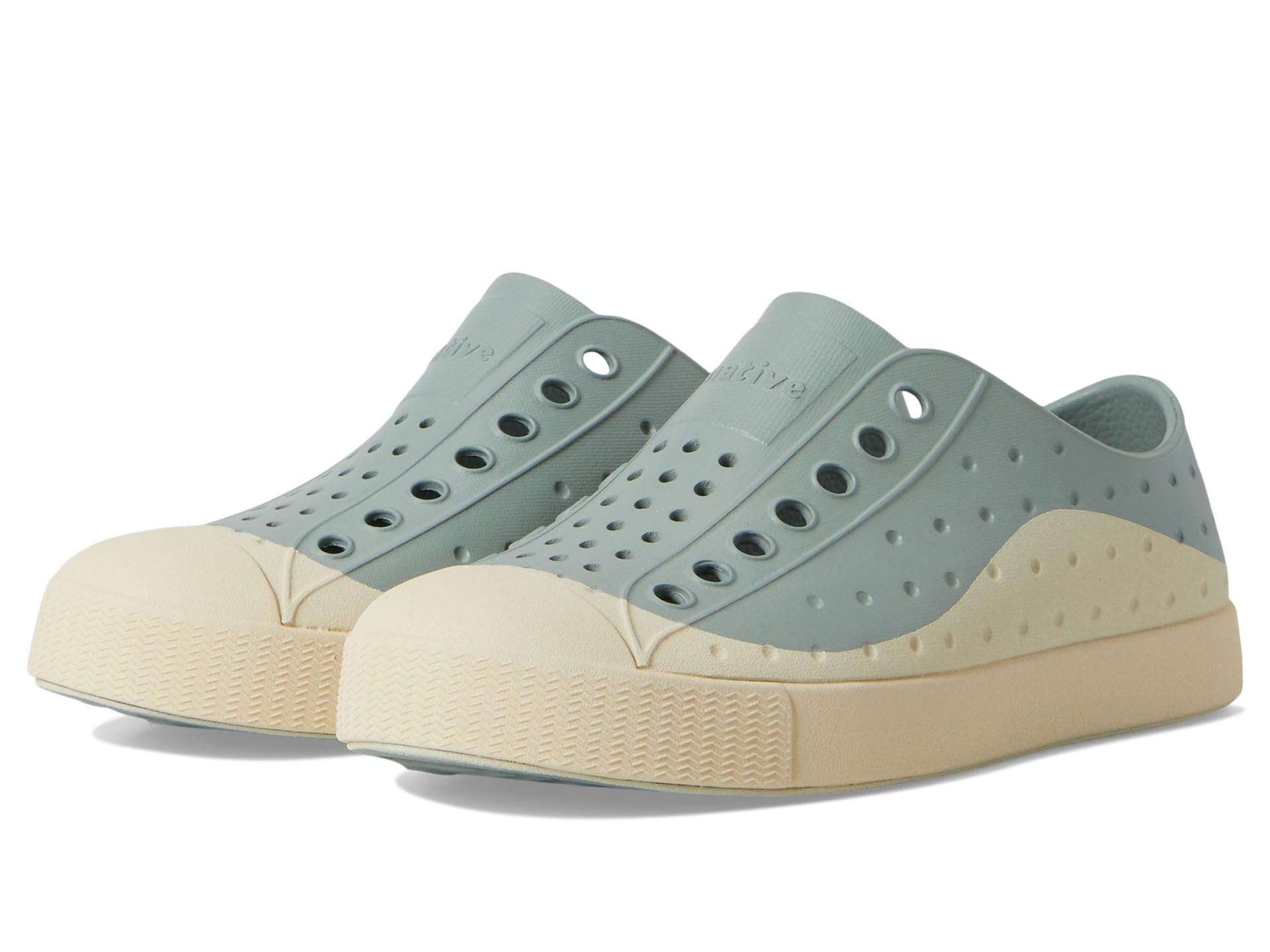 

Кроссовки Native Shoes Kids Jefferson Roam, цвет Relax Green/Bone White
