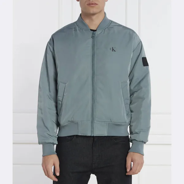 

Бомбер стандартного кроя Calvin Klein, синий