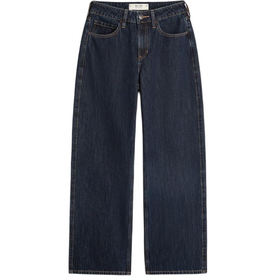 

Hollister/ Джинсы Women's Dark Blue Moderate Straight Fit