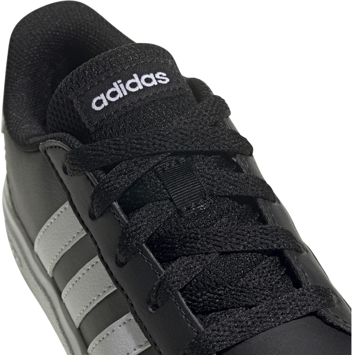 Кроссовки Adidas Kids' Grand Court 2.0, черно-белый — фото 4