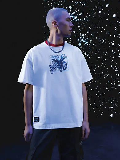 

Футболка свободного кроя Levi's x Gundam Seed, белый