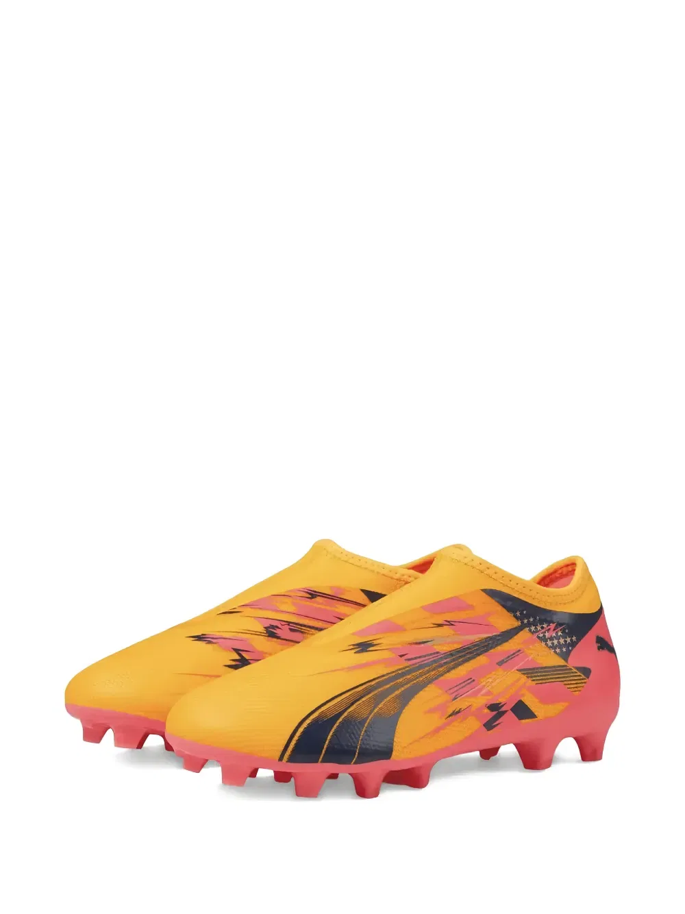 Кроссовки с графическим рисунком Puma Kids, желтый — фото 2
