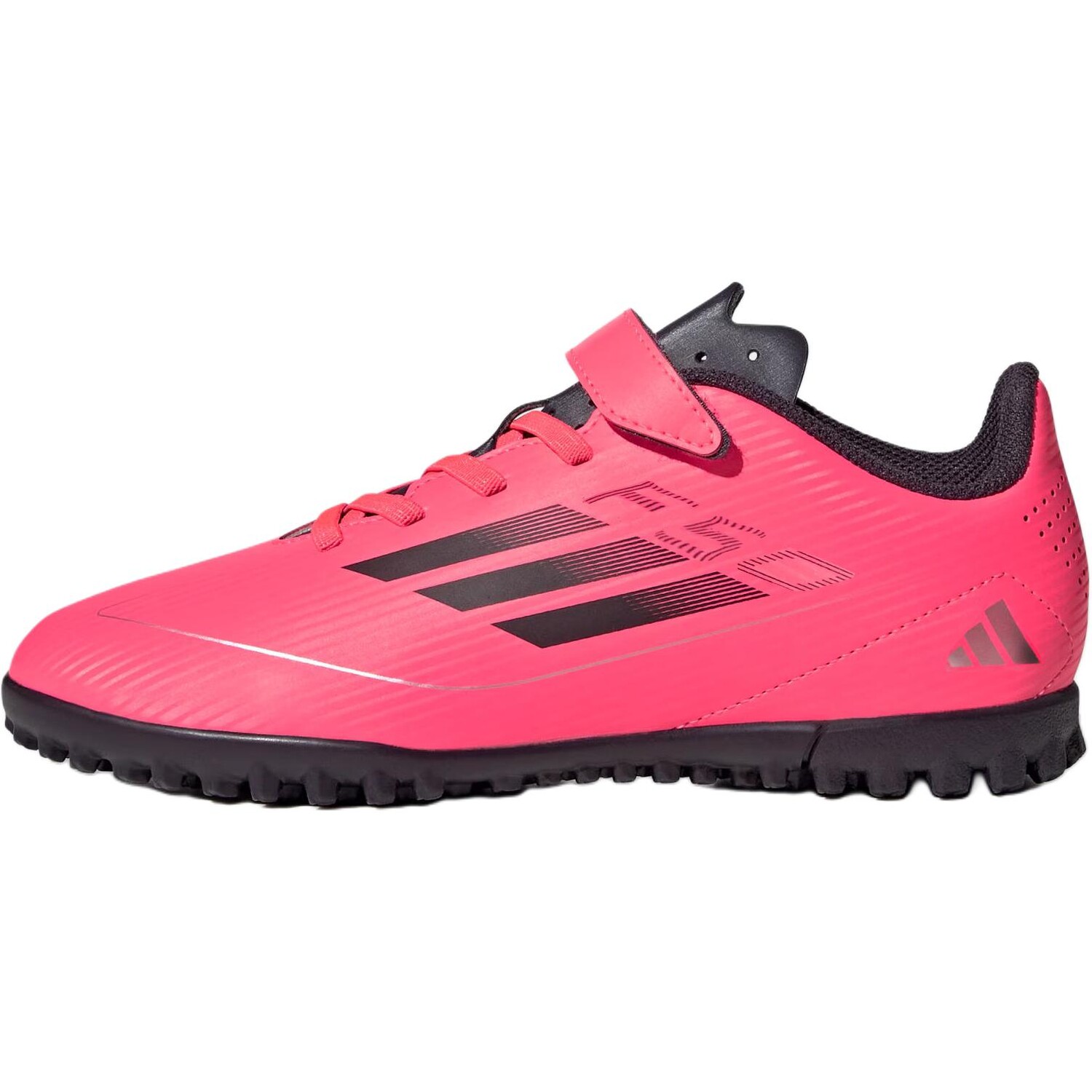 

Футбольные бутсы детские F50 для детей Adidas, цвет Swirl Fluorescent Red