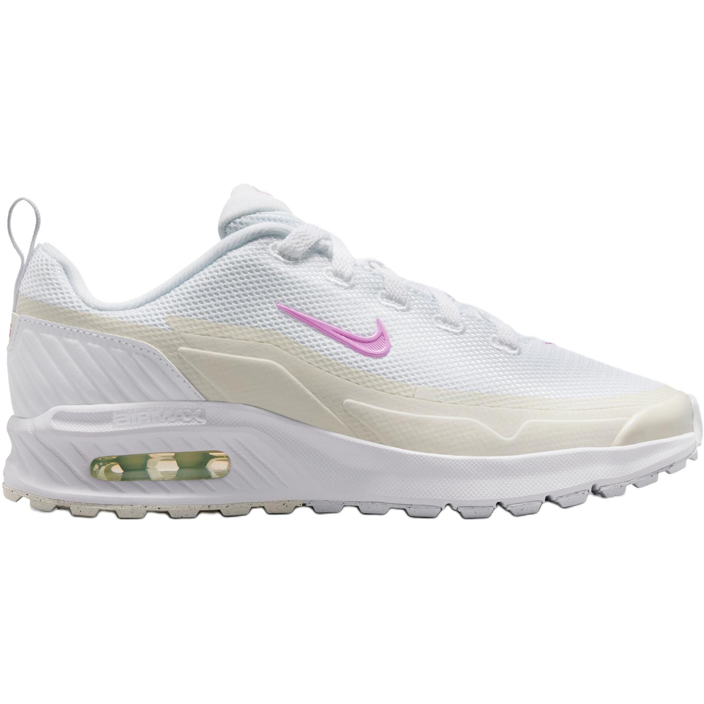Nike Air Max BIA Fabric Low top детские беговые кроссовки белые — фото 3
