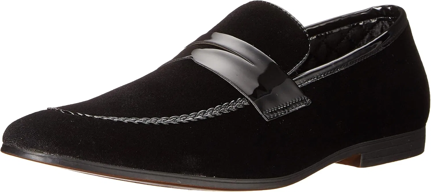 Лоферы мужские Steve Madden, Black Velvet