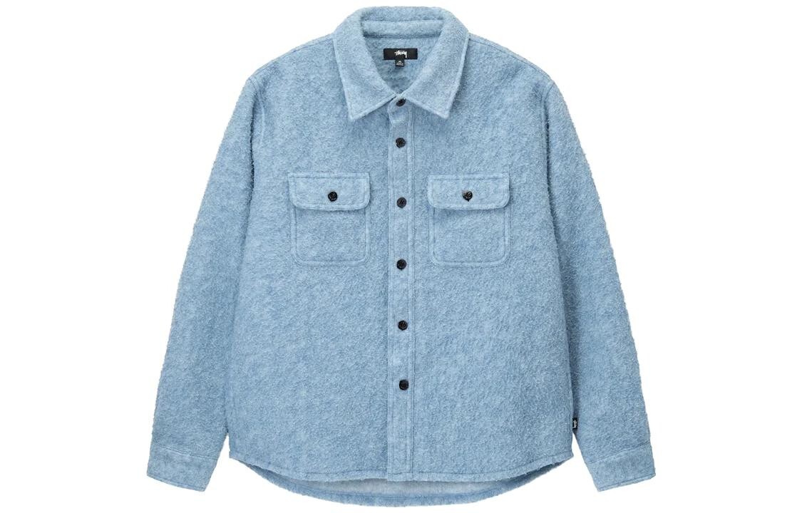 

Рубашка унисекс Stussy, цвет Blue