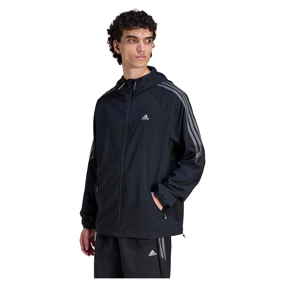 

Куртка adidas Originals Striped Regular Windrunner, черный