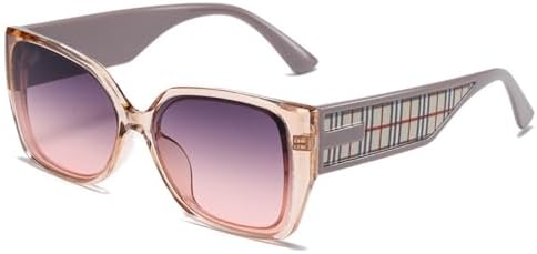 

Классические полосатые солнцезащитные очки «кошачий глаз» для женщин, модные солнцезащитные очки для мужчин, винтажные очки, большие женские солнцезащитные очки MTZJH, Pink Gray Pink