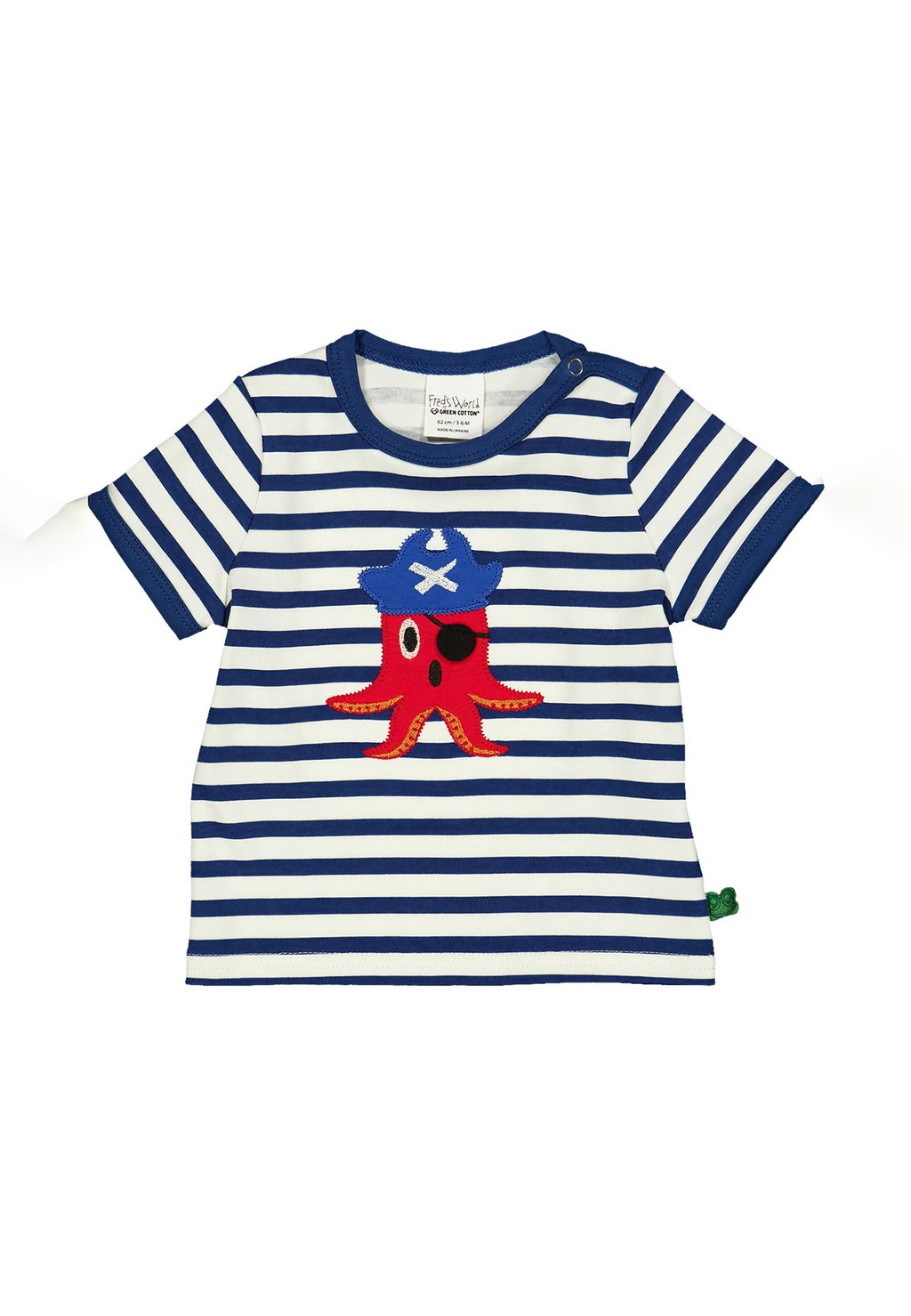 

Футболка с принтом BEKLEIDUNG Fred's World by Green Cotton, темно-синий