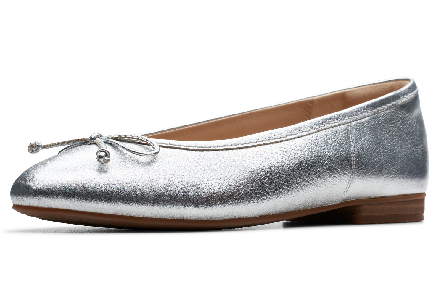 Женская повседневная обувь, женская, серебристая Clarks — фото 2